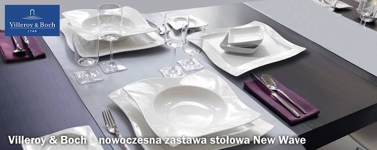 Villeroy & Boch - nowoczesna zastawa stołowa New Wave